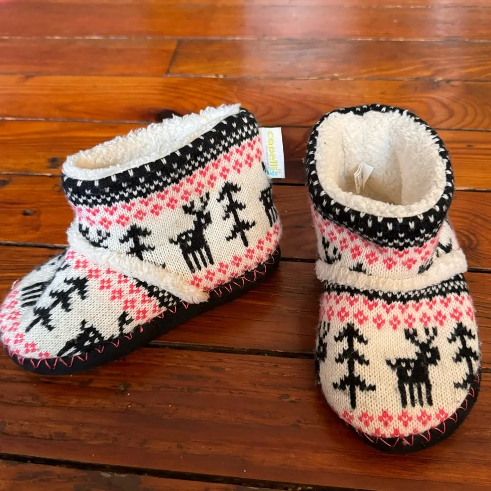 Slip On Slipper Boots Size 12-13 Toddler